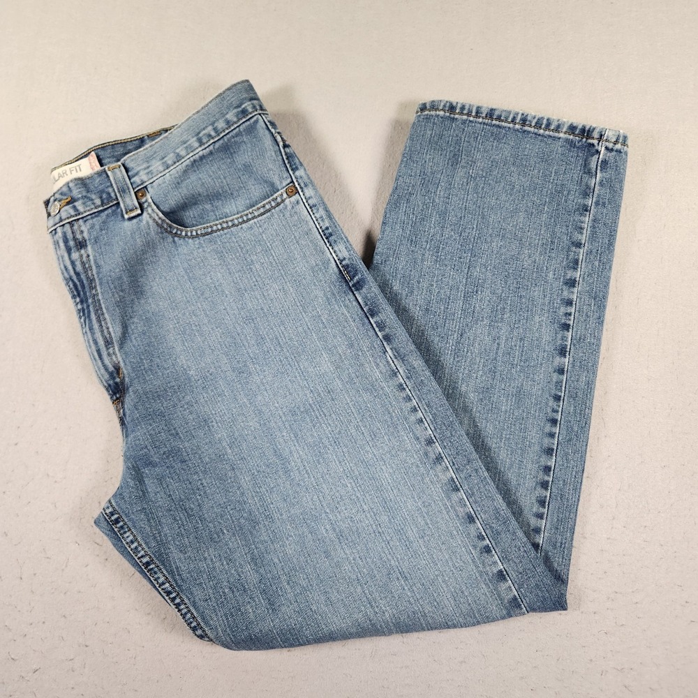 Vintage Levis 505 Jeans Straight Fit Blue Denim Mens 38x30